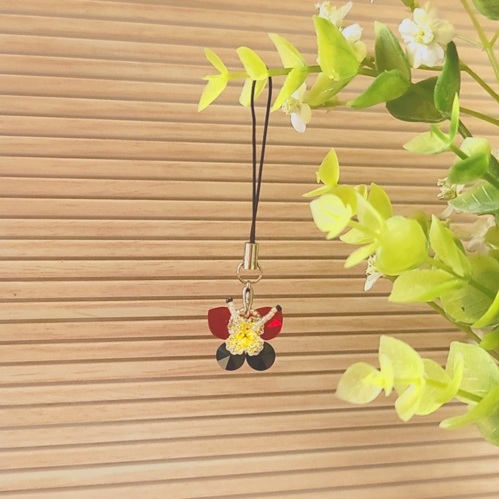Butterfly Swarovski Crystal Keychain
